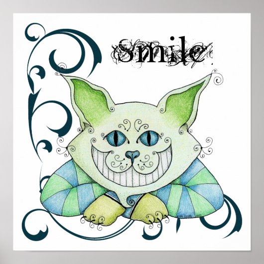 Cheshire Cat Poster (Voorkant)