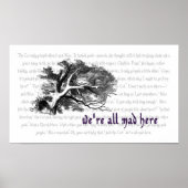Cheshire Cat Poster (Voorkant)