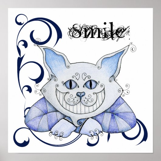 Cheshire Cat Poster (Voorkant)