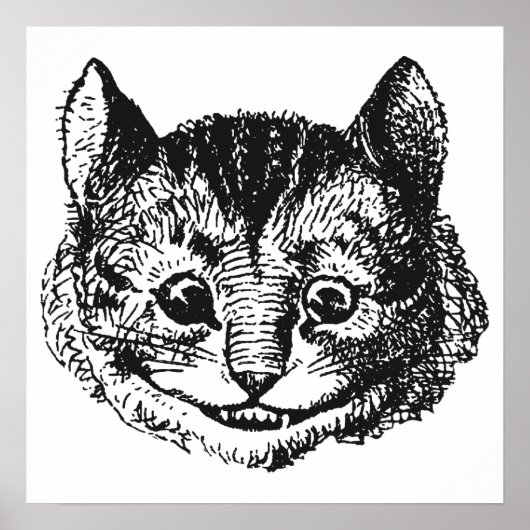 Cheshire Cat Poster (Voorkant)