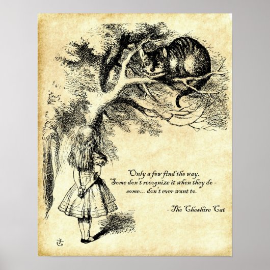 Cheshire Cat Poster (Voorkant)