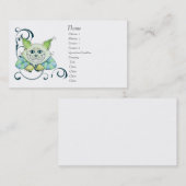 Cheshire Cat Profile Card Visitekaartje (Voorkant / Achterkant)