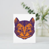 Cheshire Cat Prom Bid Kaart (Staand voorkant)