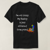 Cheshire Cat Quote Alice in Wonderland costume Im T-shirt (Design voorkant)
