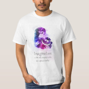 Cheshire Cat Quote ART T-shirt