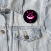 Cheshire Cat Ronde Button 5,7 Cm (In situ)