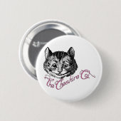 Cheshire Cat Ronde Button 5,7 Cm (Voorkant /achterkant)