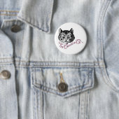 Cheshire Cat Ronde Button 5,7 Cm (In situ)