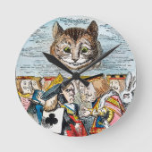 Cheshire Cat Ronde Klok (Voorkant)