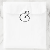 Cheshire Cat Ronde Sticker (Tas)