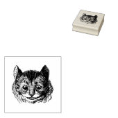 Cheshire Cat Rubberstempel (Gestempeld)