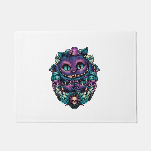 Cheshire Cat shirt Alice in Wonderland Graphic Deurmat (Voorkant)