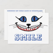 Cheshire Cat Smile Briefkaart (Voorkant / Achterkant)