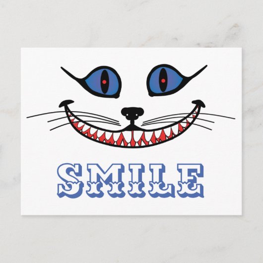 Cheshire Cat Smile Briefkaart (Voorkant)