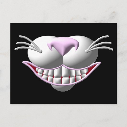 Cheshire Cat Smile Briefkaart (Voorkant)