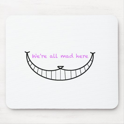 Cheshire Cat Smile Muismat (Voorkant)