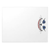 Cheshire Cat Smile  Notitieblok (Voorkant)