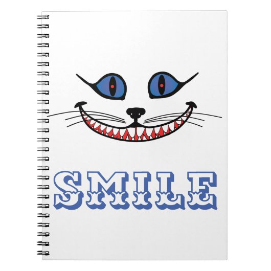 Cheshire Cat Smile Notitieboek (Voorkant)