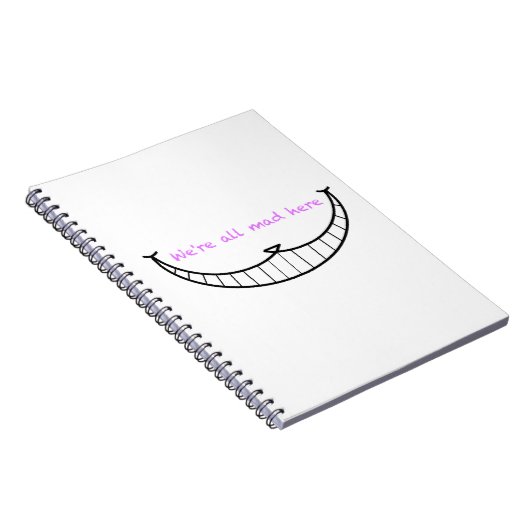 Cheshire Cat Smile Notitieboek (Rechterzijde)