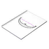 Cheshire Cat Smile Notitieboek (Linkerzijde)