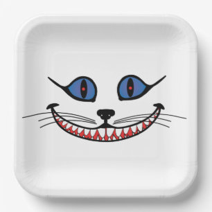 Cheshire Cat Smile Papieren Bordje