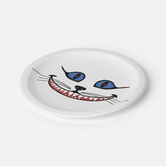 Cheshire Cat Smile Papieren Bordje (Gekanteld)