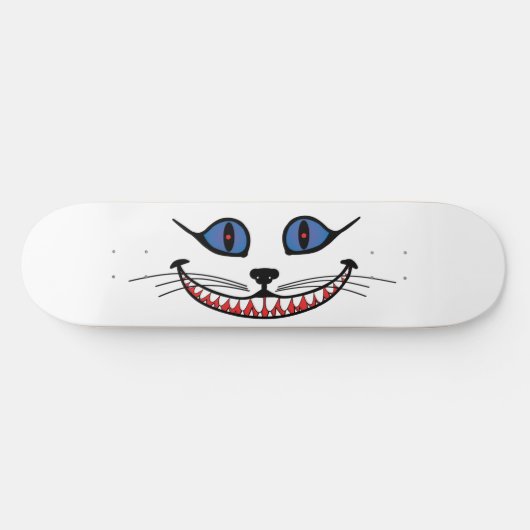 Cheshire Cat Smile Persoonlijk Skateboard (Horizontaal)