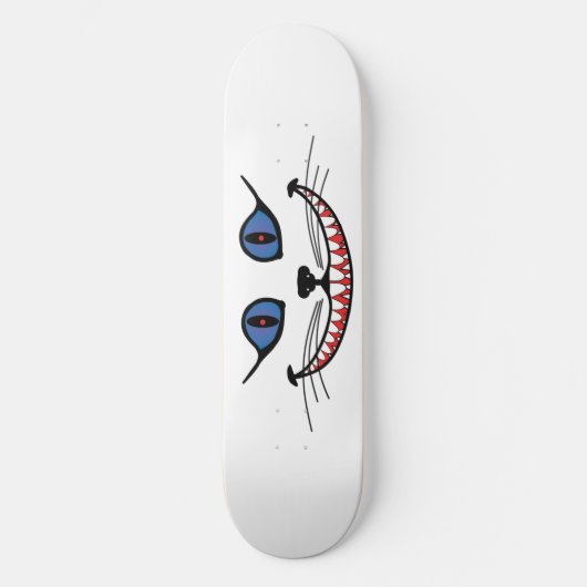 Cheshire Cat Smile Persoonlijk Skateboard (Voorkant)