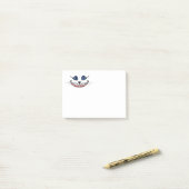 Cheshire Cat Smile  Post-it® Notes (Op bureau)