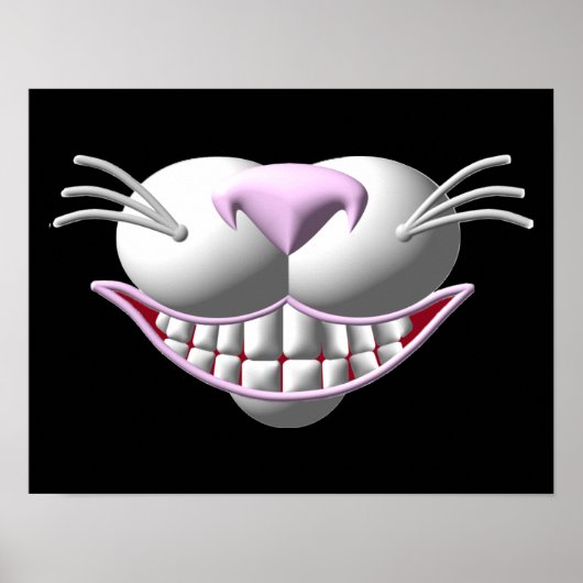 Cheshire Cat Smile Poster (Voorkant)