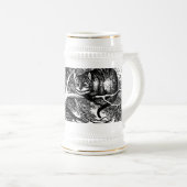 Cheshire Cat Stein Alice in Wonderland Bierpul (Voorkant rechts)