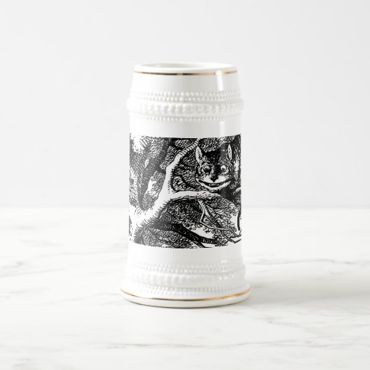 Cheshire Cat Stein Alice in Wonderland Bierpul (Center)