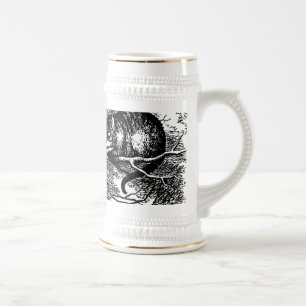 Cheshire Cat Stein Alice in Wonderland Bierpul