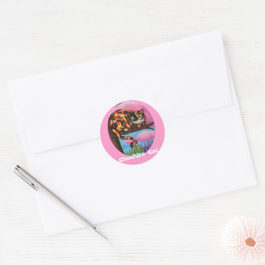 Cheshire Cat Sticker (Envelop)