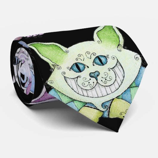 Cheshire Cat Stropdas (Opgerold)