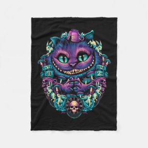 Cheshire Cat T-shirt Alice In Wonderland Grafisch Fleece Deken