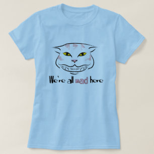 Cheshire Cat T-shirt (met tekst)
