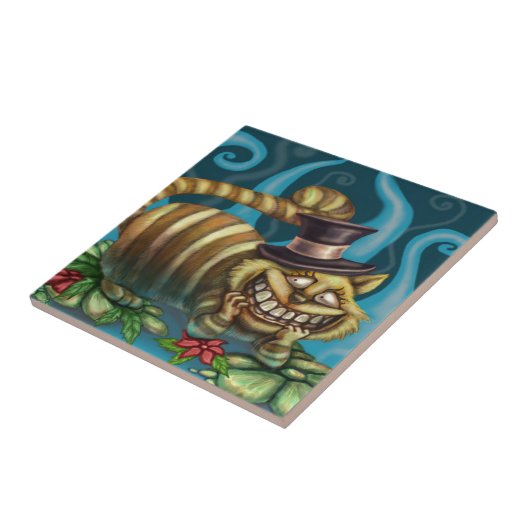 Cheshire Cat Tegeltje (Zijkant)