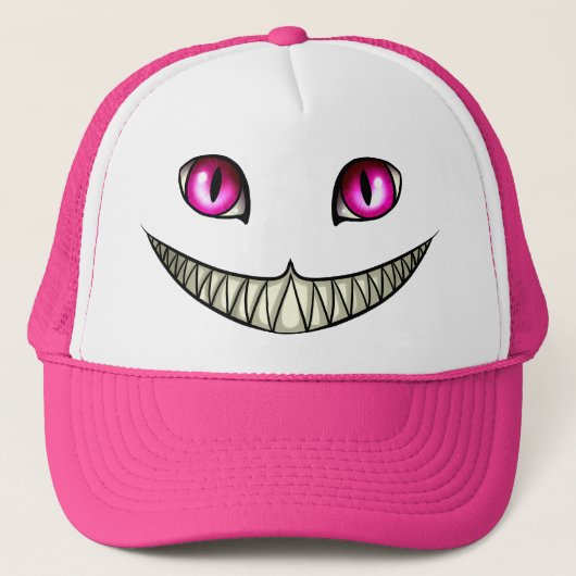Cheshire cat trucker pet (Voorkant)