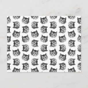 Cheshire Cat uit Alice in Wonderland CUSTOM COLOR Briefkaart