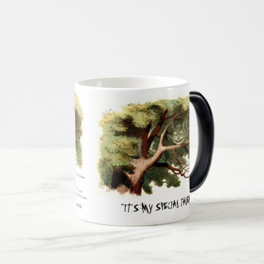 Cheshire Cat (verdwijnend) Magische Mok (Voorkant rechts)