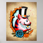 Cheshire Cat Water, kleur Poster (Voorkant)