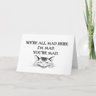 Cheshire Cat - We zijn allemaal Mad Kaart