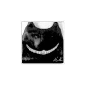 Cheshire Cat Wonderland Maureen Girard Smile Rubberstempel (Afrduk)