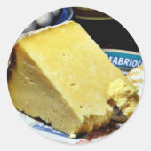 Cheshire Cheese Ronde Sticker (Voorkant)