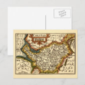 Cheshire (Chester) County, Engeland Antiquarische Briefkaart (Voorkant / Achterkant)