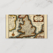 Cheshire (Chester) County, Engeland Antiquarische  Visitekaartje (Achterkant)