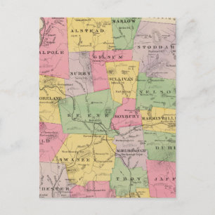 Cheshire County, NH Briefkaart