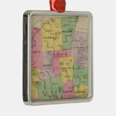 Cheshire County, NH Metalen Ornament (Rechts)