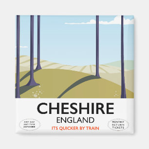 Cheshire, Engeland reisposter Magneet